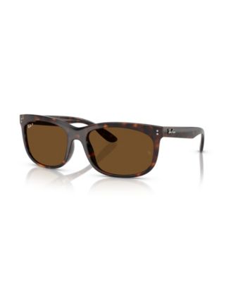 Unisex Polarized Rectangle Sunglasses, Balorette RB2389