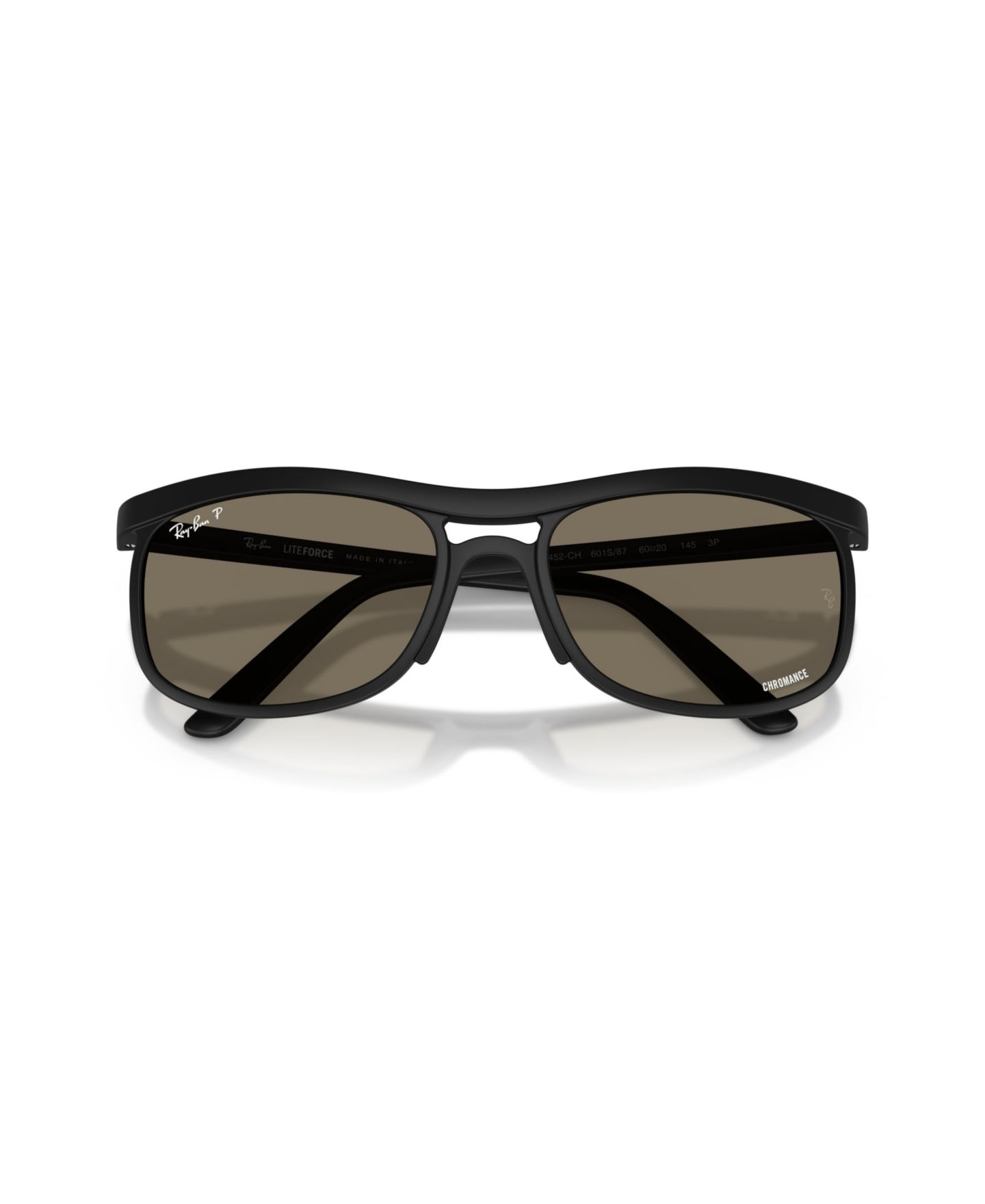 Солнцезащитные очки Ray-Ban Unisex Polarized Lenses Lite Force Square, RB4452 RB4452CH, цвет: Песочный чёрный — фото 5