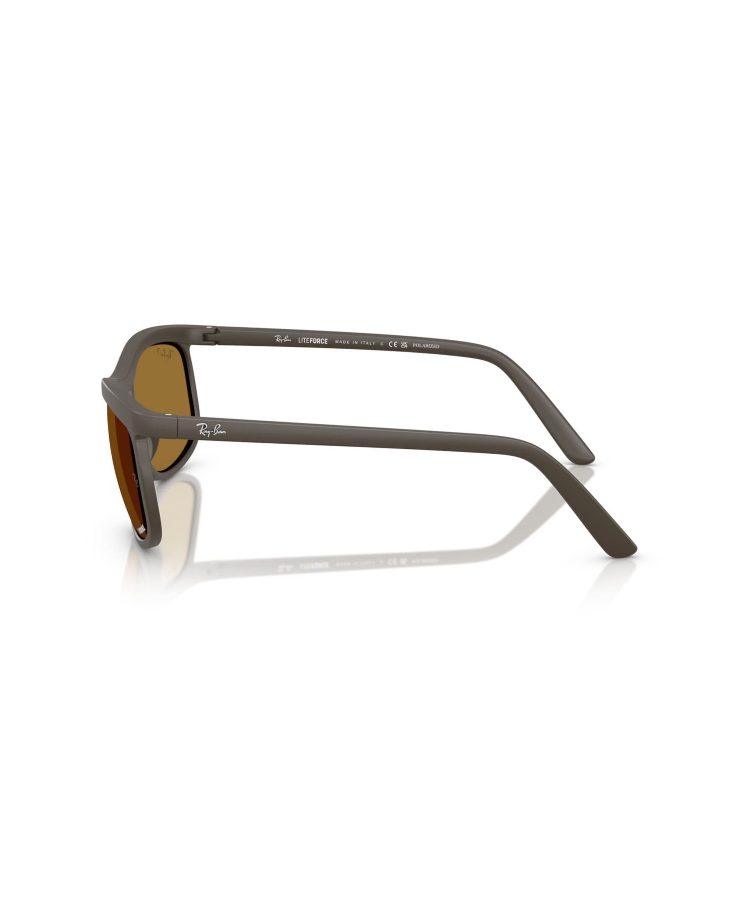 Unisex Polarized Lenses Lite Force Square Sunglasses, RB4452 RB4452CH