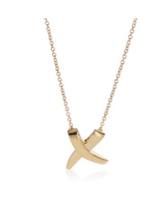 Pre-Owned Tiffany Co Yellow Gold Paloma Picasso Grafitti X Pendant - Yellow gold 750$
