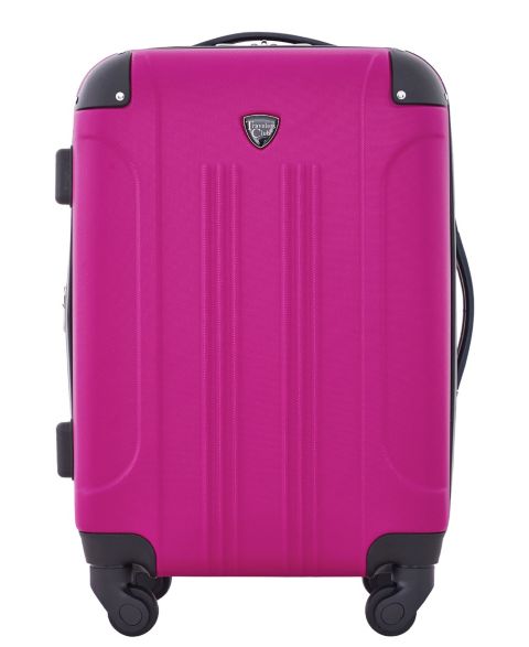 Чемодан Travelers Club Chicago Carry-On Hardside Luggage, цвет: Чёрный