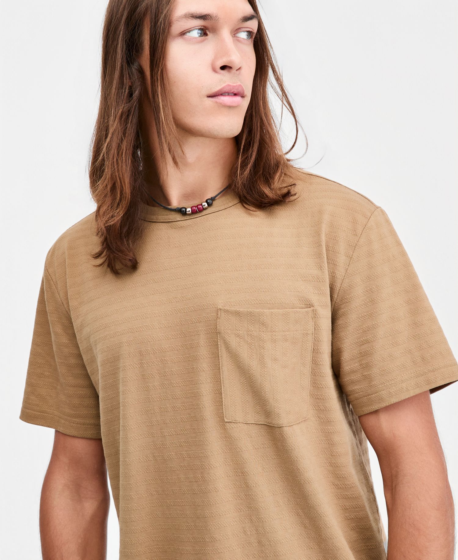 Men's Tonal Stripe Jacquard T-Shirt