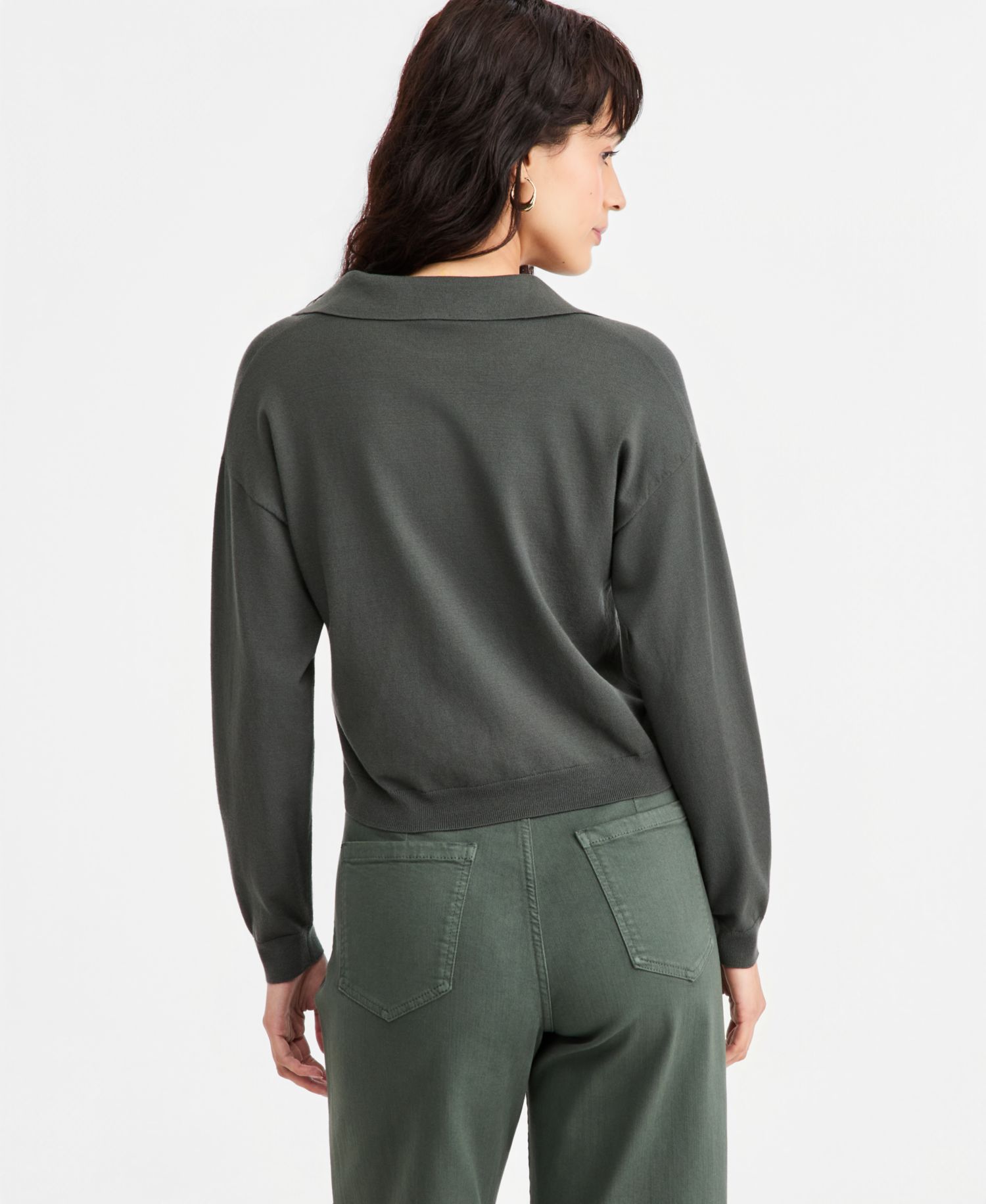 Women's Emmottanta Cropped Polo Sweater