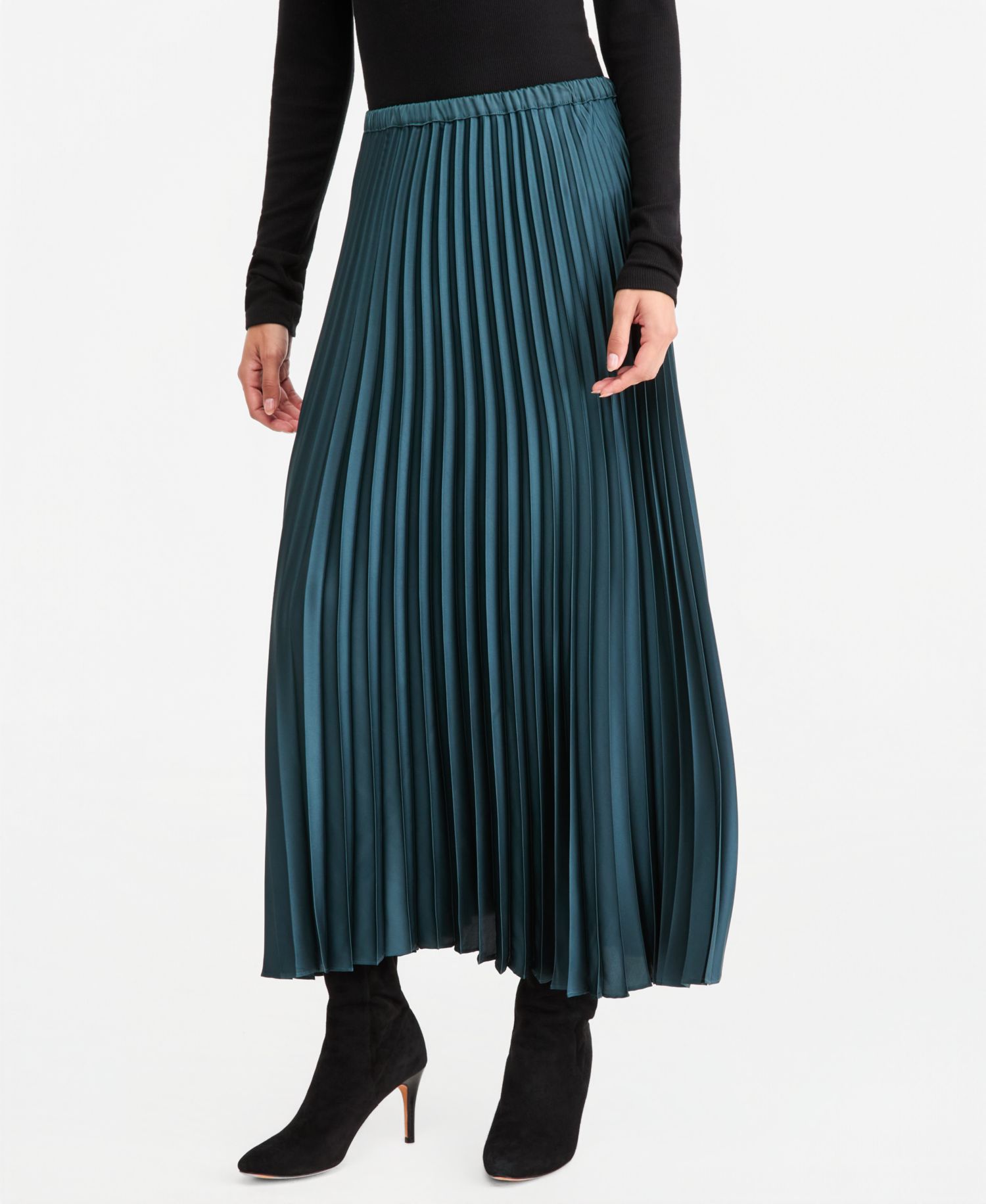 Women's Emmastrale Pleated A-Line Midi Skirt