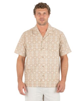 Men's Camp Collar Short-Sleeve Shirt