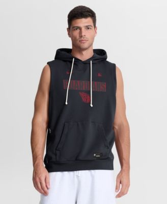 Men's Navy Cleveland Guardians Authentic Collection Standard Issue Dri-FIT Sleeveless Hoodie