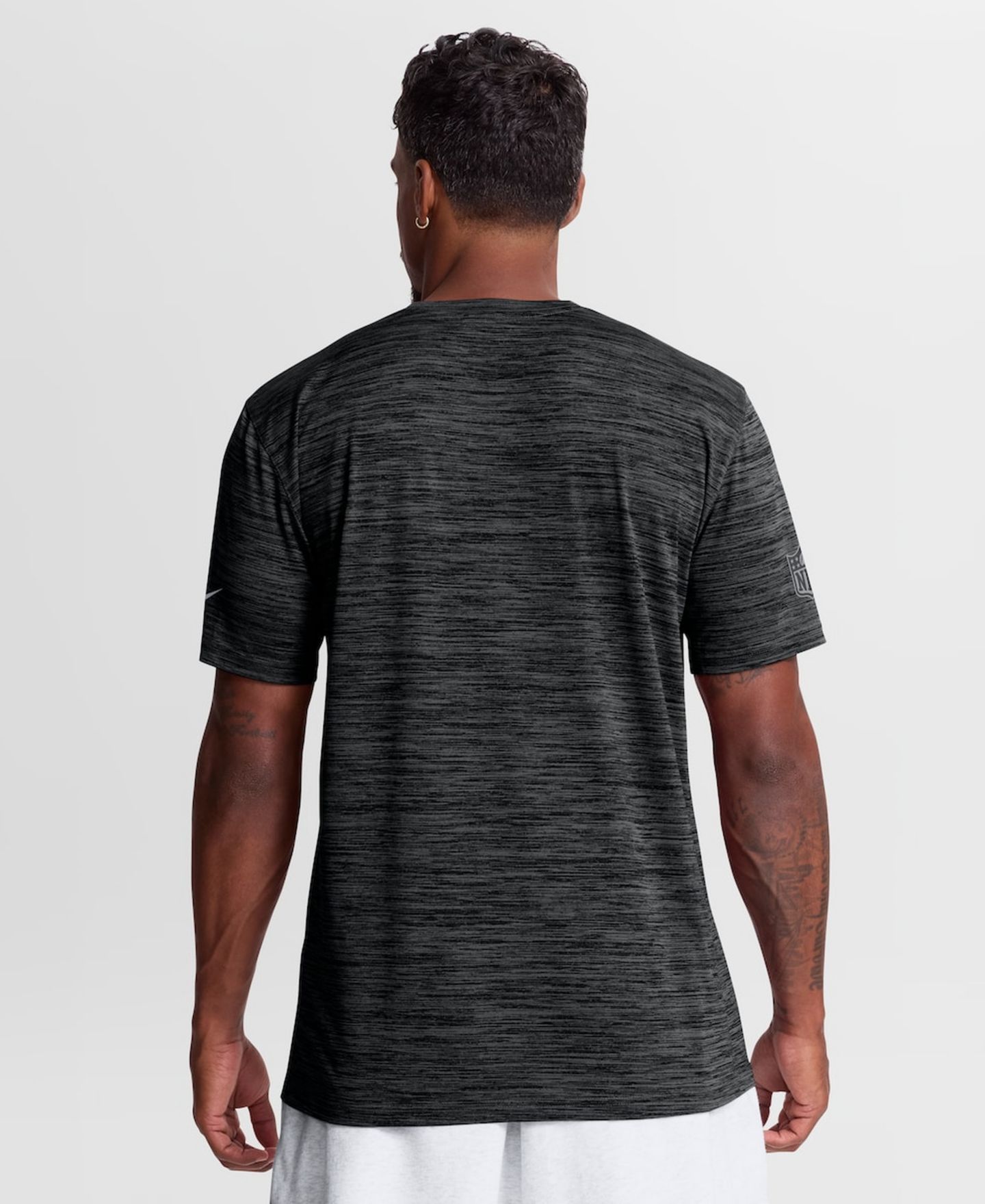 Мужская футболка Nike Black Pittsburgh Steelers Sideline Double Covered Dri-FIT Velocity — фото 3