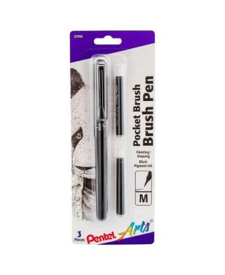 Pocket Brush Pen with 2 Refills