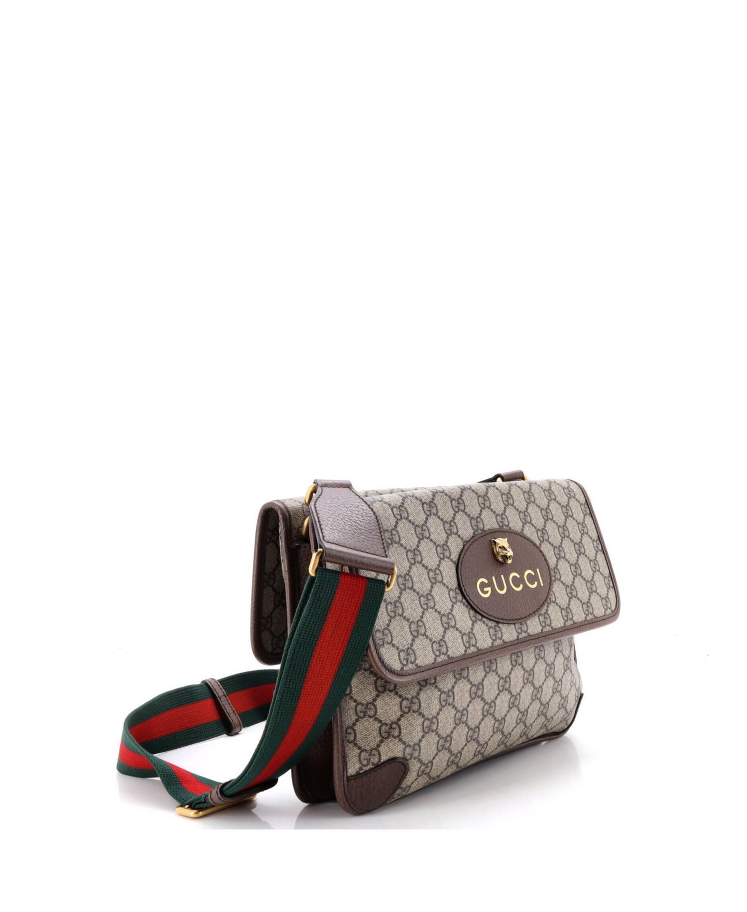 Medium Neo Vintage Flap Messenger GG Coated Canvas