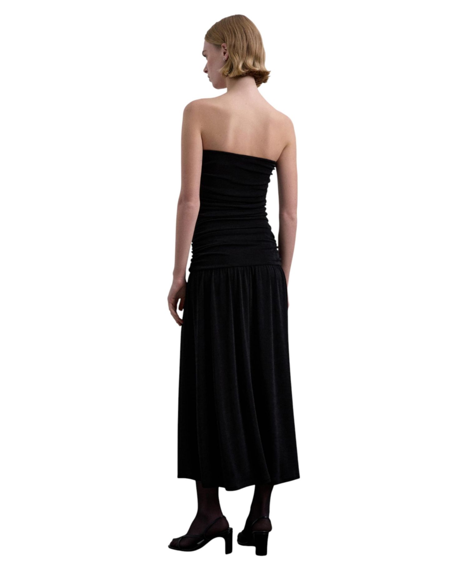 Women's Gathered Knit Dress