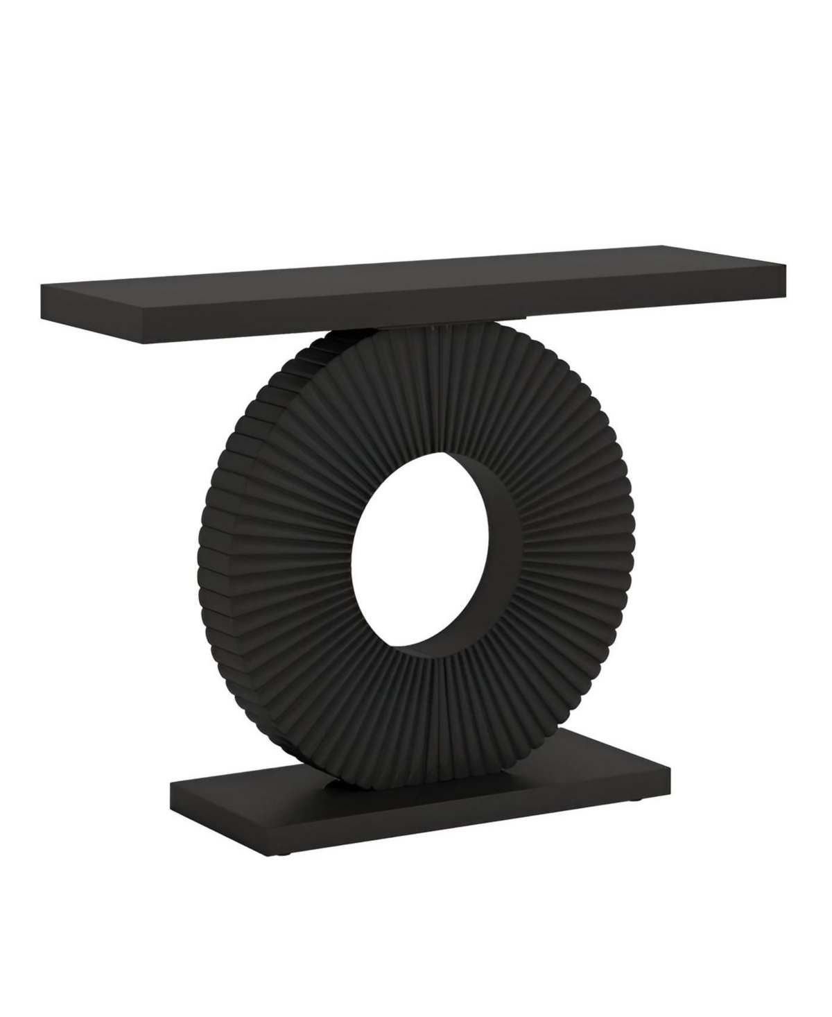 Slickblue Modern Console Table with Geometric Base