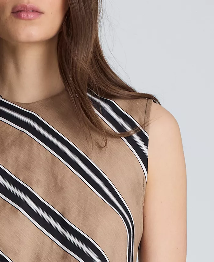 Women's Asymmetrical Hem Mini Dress - thumbnail 4