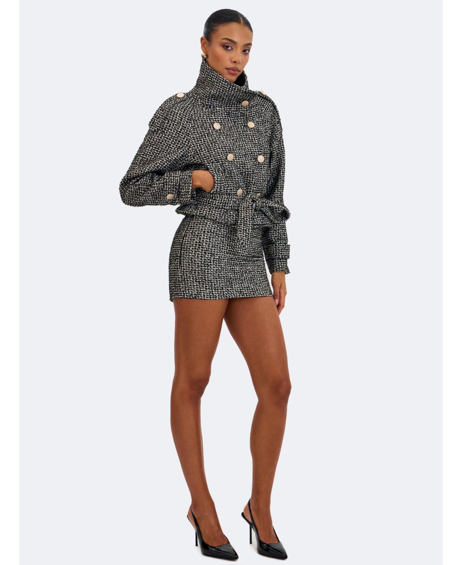 Women's Sandra Tweed Mini Skirt