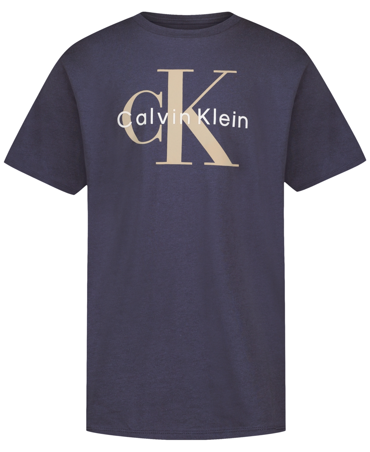 Calvin Klein Boys' 8-20 Short-Sleeve T-Shirt - Nightshadow Blue