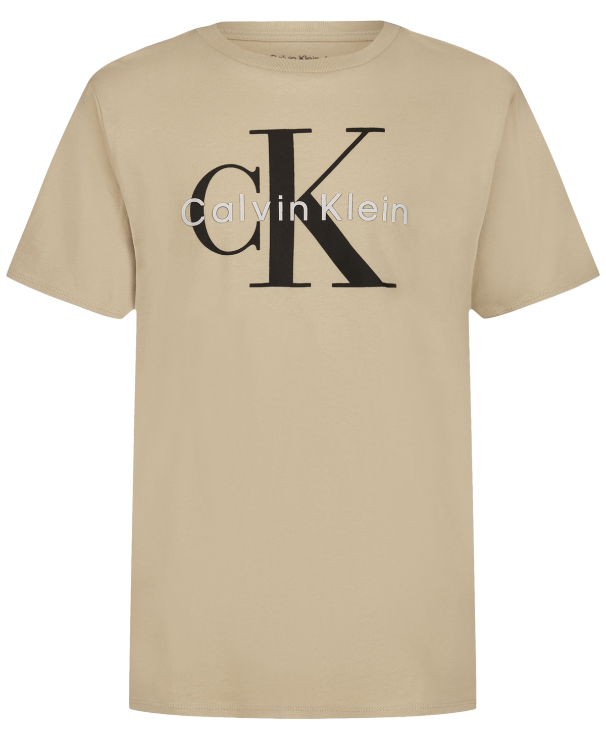 Calvin Klein Boys' 8-20 Short-Sleeve T-Shirt - White Pepper