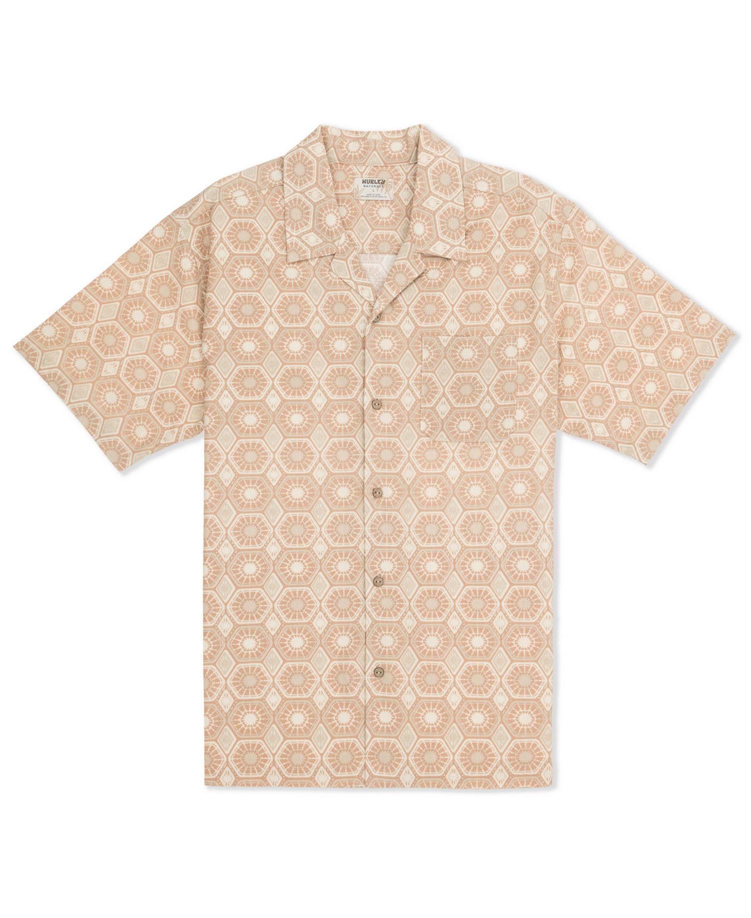 Men's Camp Collar Short-Sleeve Shirt