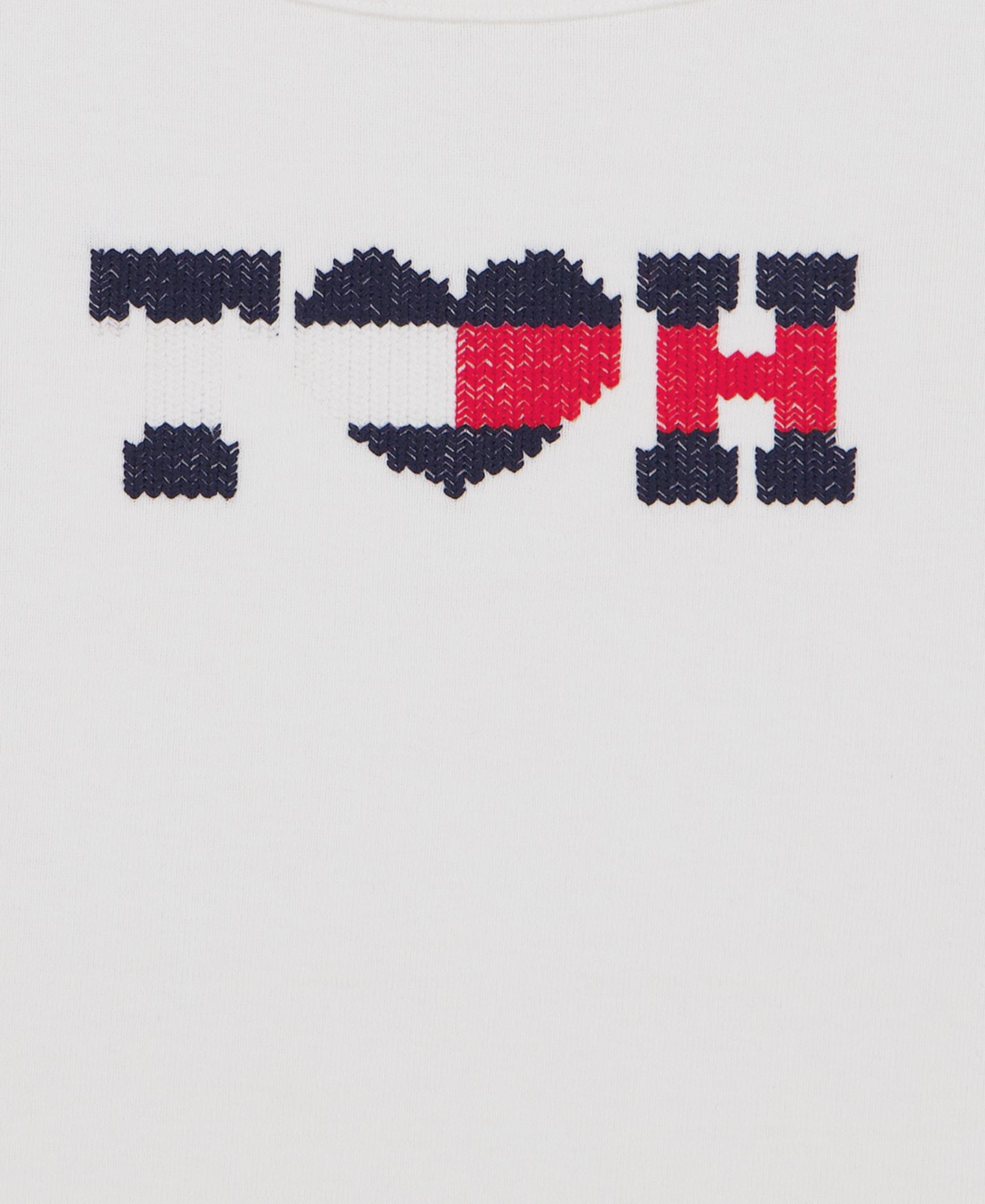 Футболка Tommy Hilfiger Embroidered Short-Sleeve для девочек, цвет: Белый — фото 8