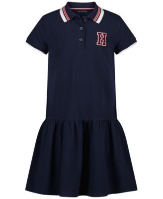 Tommy Hilfiger Girls' 7-16 Short-Sleeve Polo Dress - Macy's
