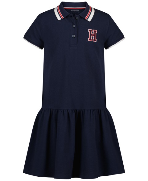 Платья Tommy Hilfiger Girls' 7-16 Short-Sleeve Polo Dress