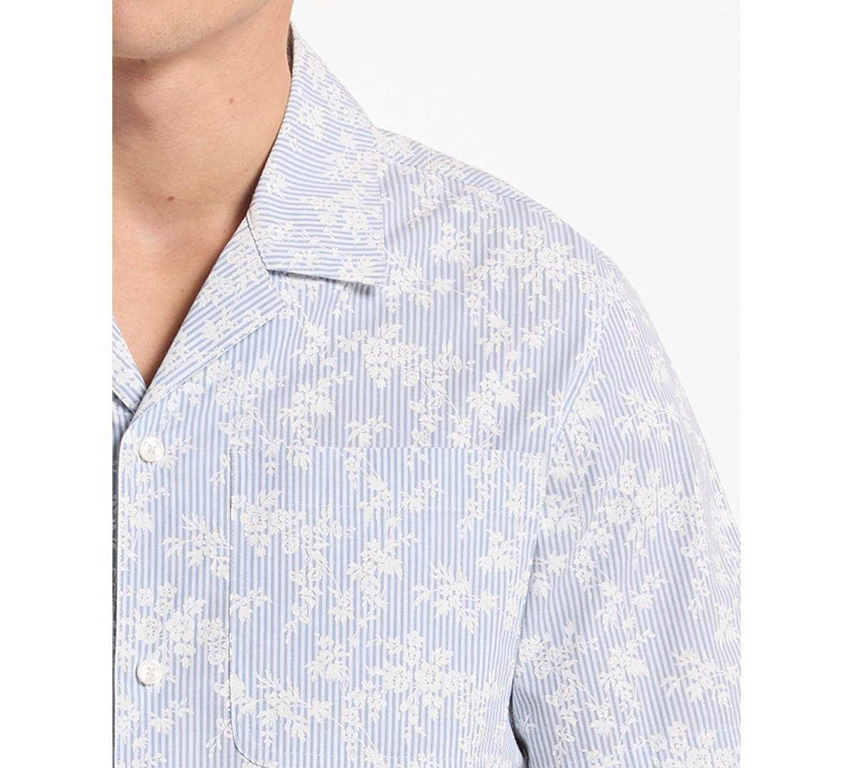 Michael Kors Men's Camp Floral Print Shirt