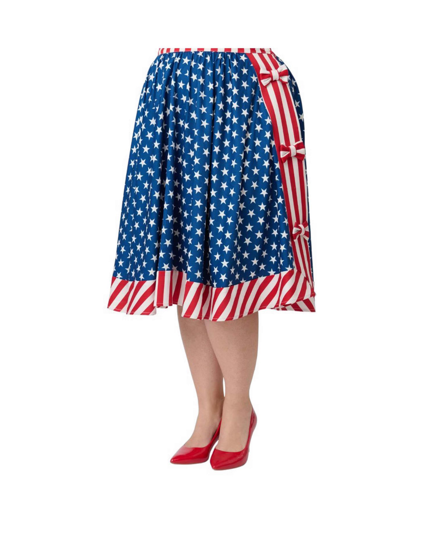 Plus Size 1960s Rye Swing Skirt