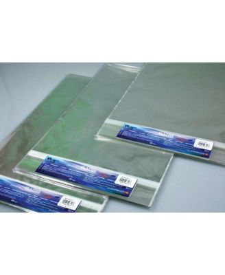 24.43x30.25" Crystal Clear Protective Storage Bags with Flap, 25-Pack