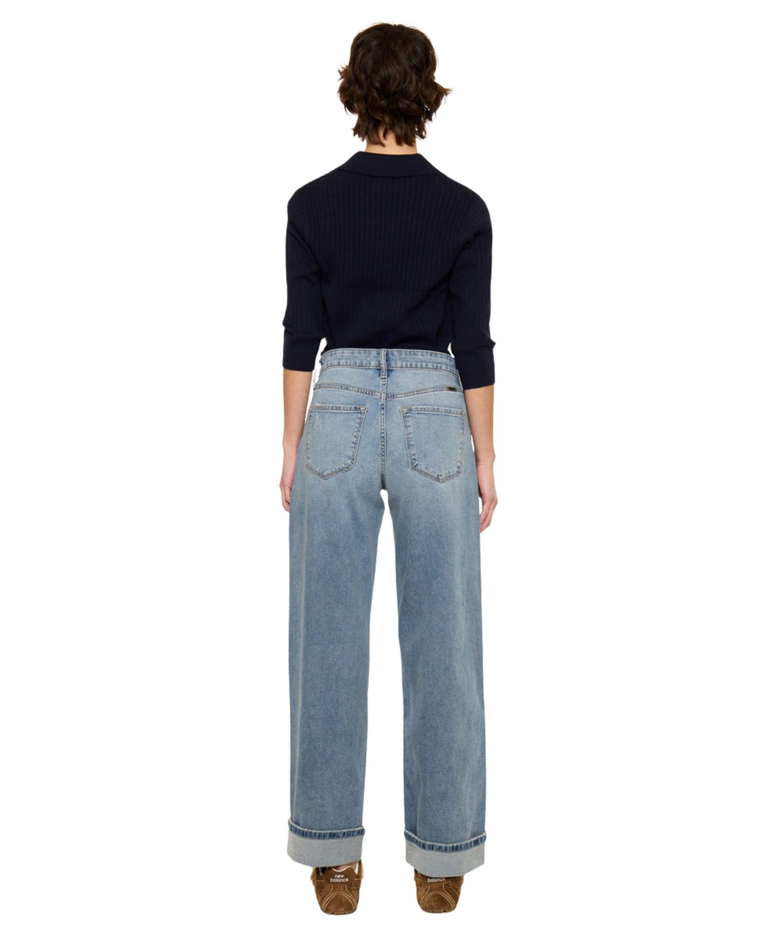 Women's Bellen Essentials High Rise Wide Leg Jeans