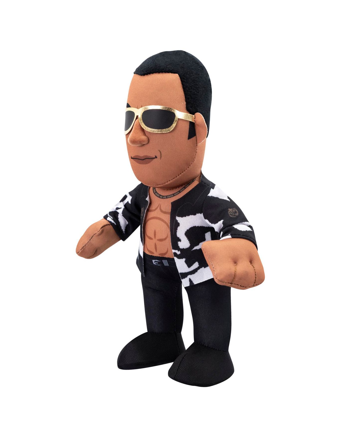 Детская мягкая игрушка Bleacher Creatures WWE Old School Rock 10" Plush Figure, цвет: Разноцветный — фото 4