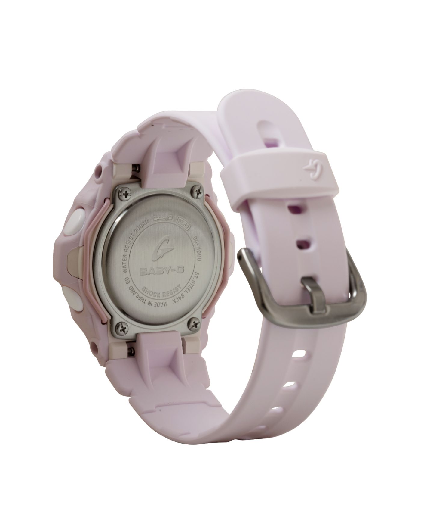 Часы G-Shock Unisex Japanese Quartz Pink Resin Watch 42.6mm — фото 2