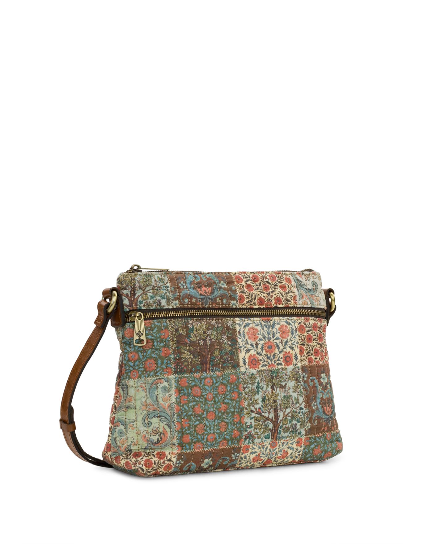 Женская сумка Patricia Nash Anders Quilted Small Cotton Crossbody, цвет: Cotton Nordic Patchwork — фото 2