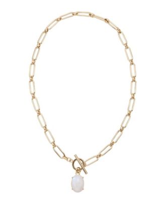 Gold Moonstone Toggle Luli Necklace