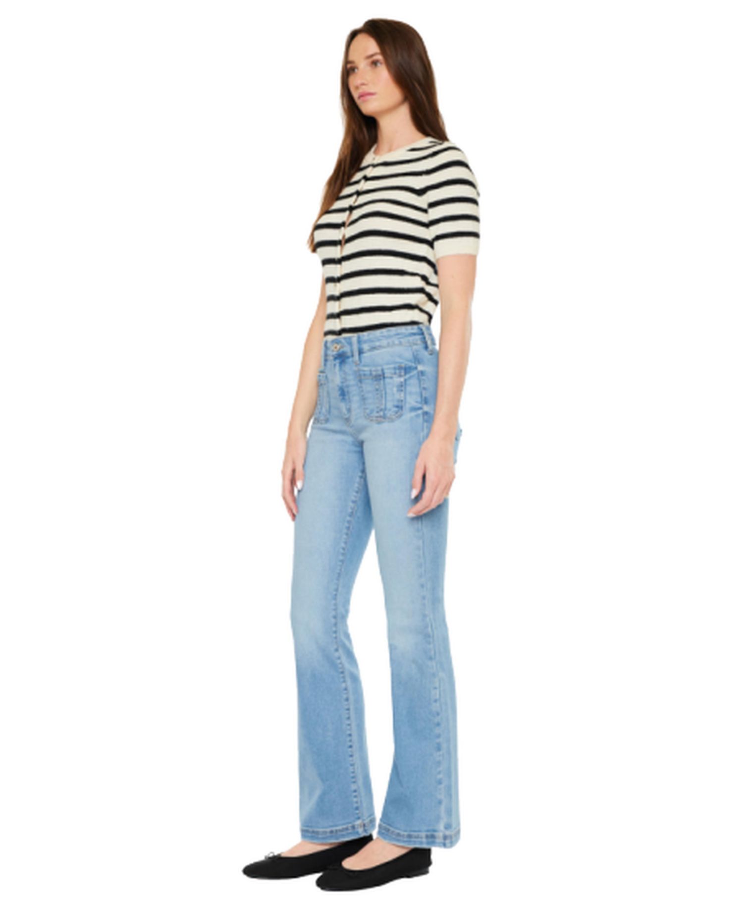 Women's USA Juniors' Lux High Rise Bootcut Jeans