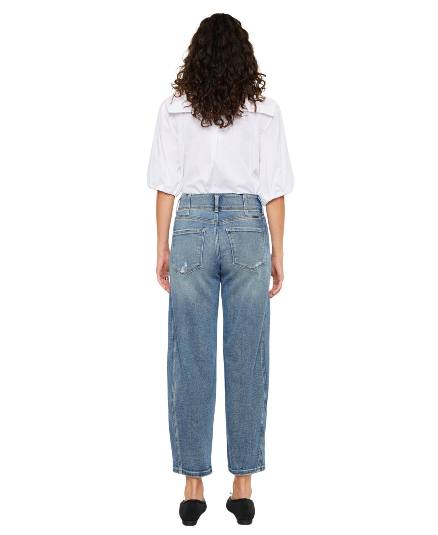 Women's USA Juniors' Jane Ultra High-Rise Slim Barrel Jeans