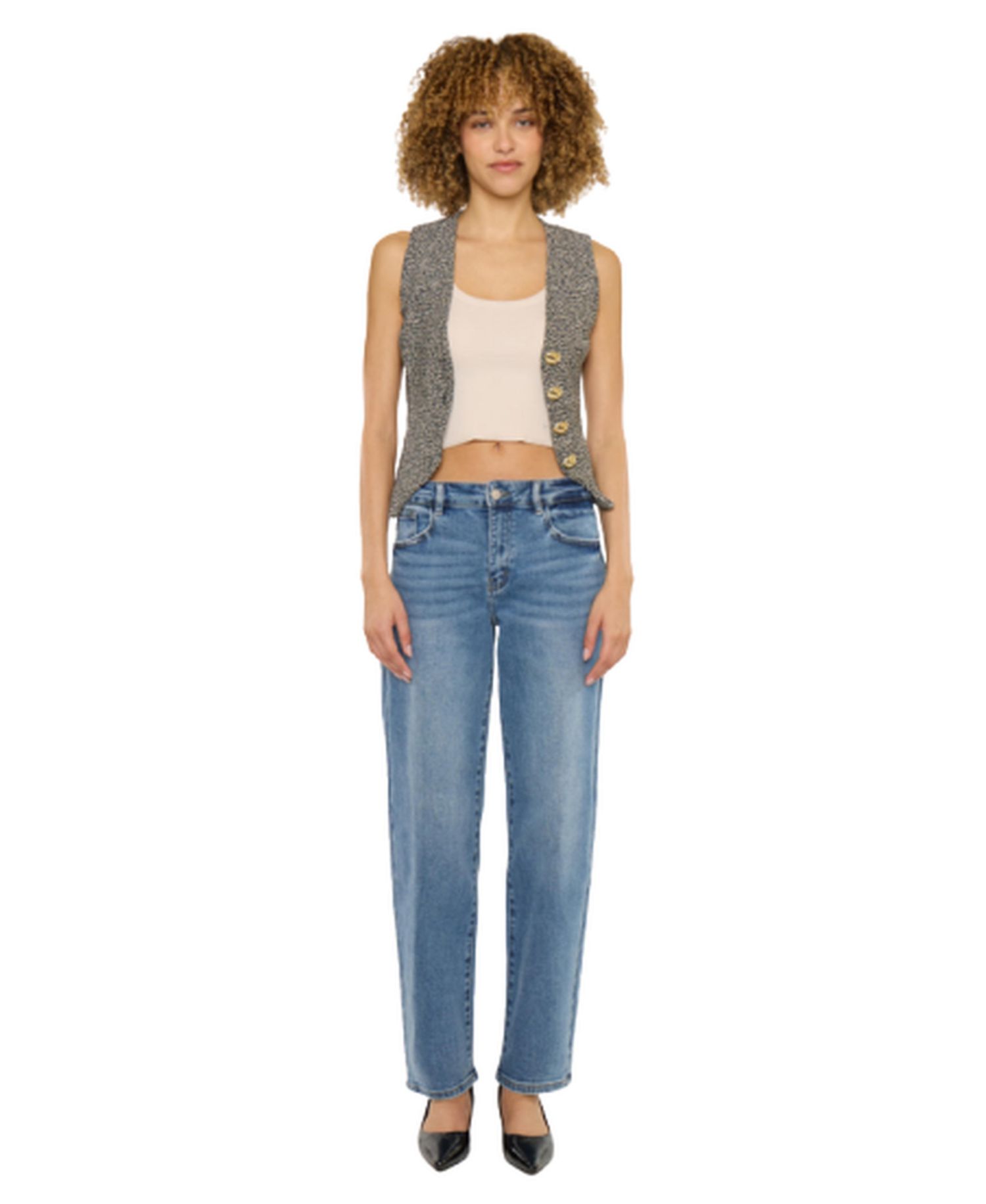Women's Grace High Rise Slim Barrel Jeans