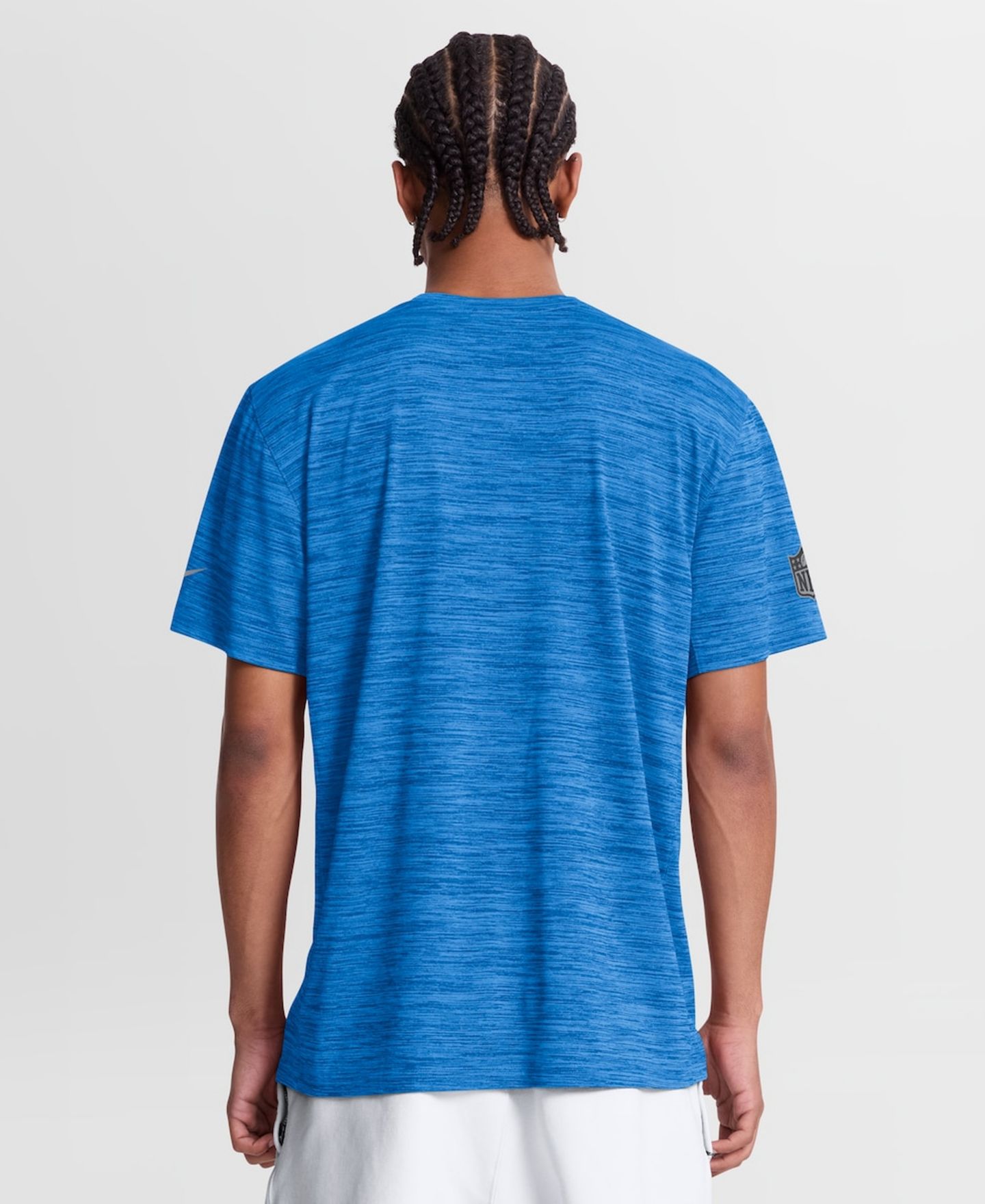 Мужская футболка Nike Powder Blue Los Angeles Chargers Sideline Double Covered Dri-FIT Velocity — фото 4