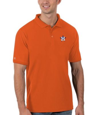 Men's Orange Houston Astros Legacy Pique Polo Shirt
