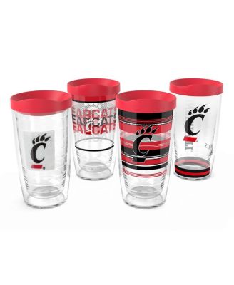 Cincinnati Bearcats 4-Pack 16oz. Classic Tumbler Set
