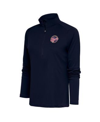 Women's Navy Indiana Fever Tribute Half-Zip Top