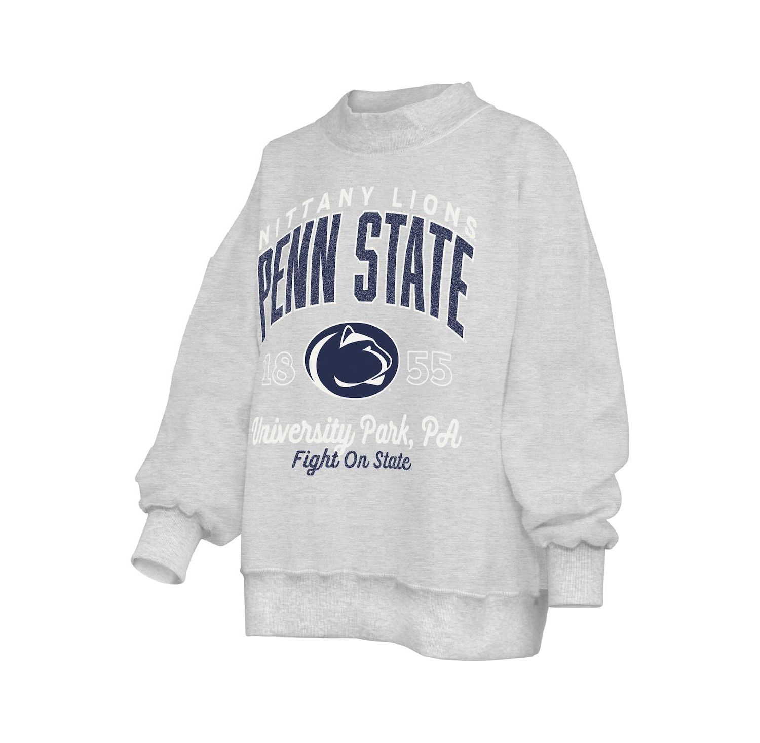 Women's Heather Gray Penn State Nittany Lions Reversible Sweatshirt