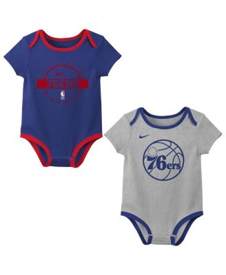Baby Boys and Girls 2-Piece Philadelphia 76ers Bodysuit Set