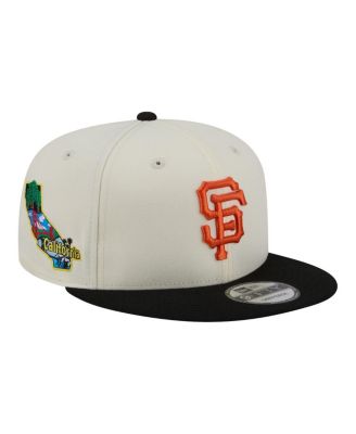 Men's Cream/Black San Francisco Giants Localized 9FIFTY Snapback Hat
