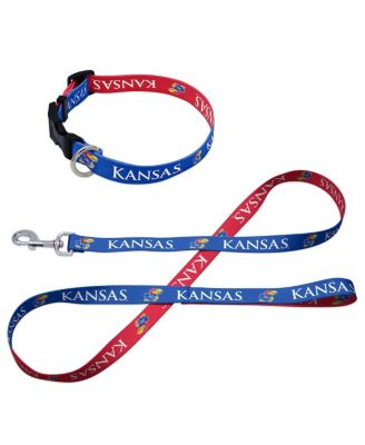 Kansas Jayhawks Pet Leash and Collar Set