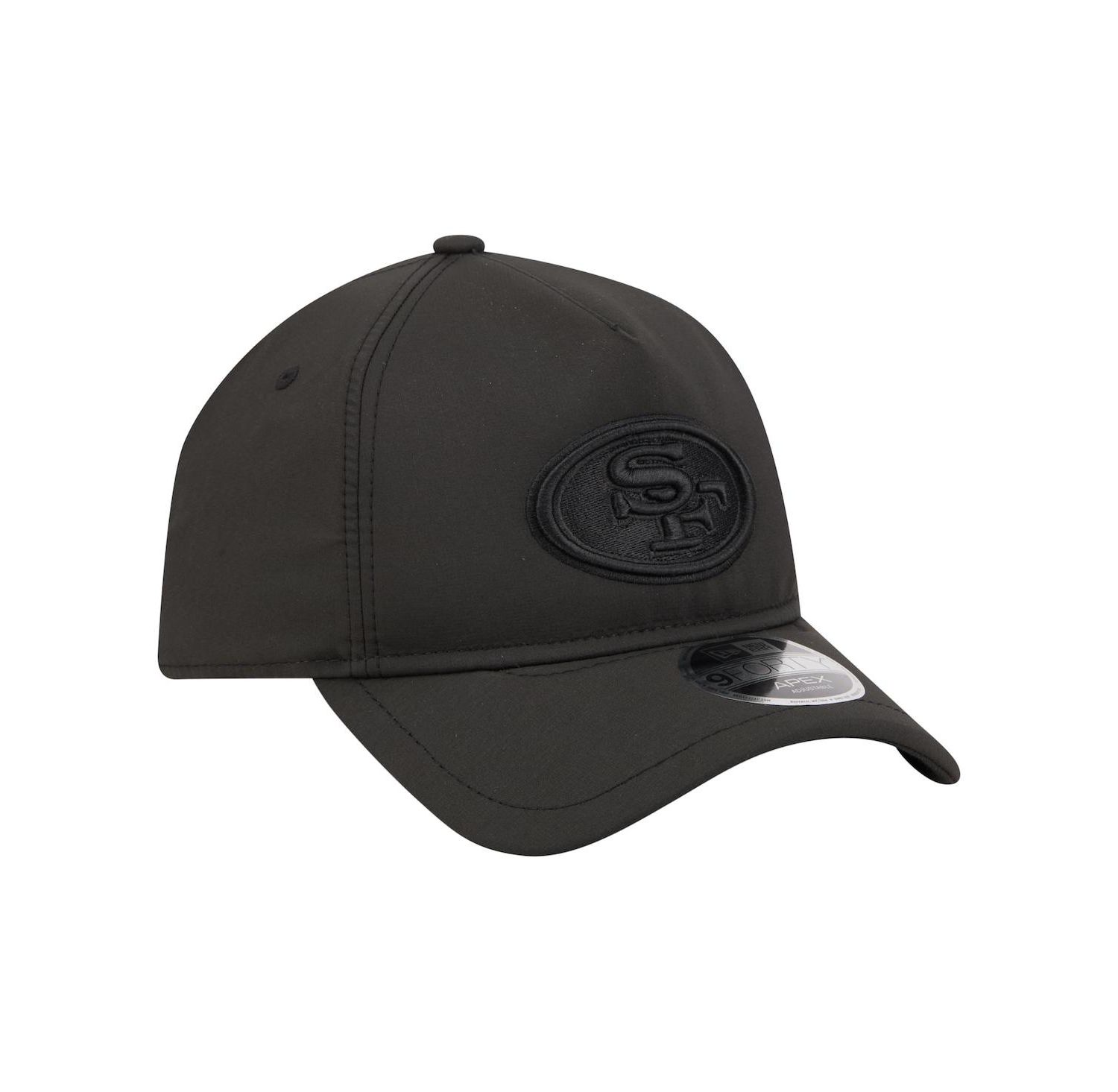 Men's Black San Francisco 49ers Apex 9FORTY Adjustable Hat