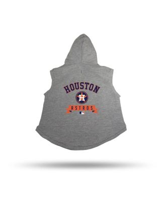 Gray Houston Astros Pet Hooded Sweatshirt