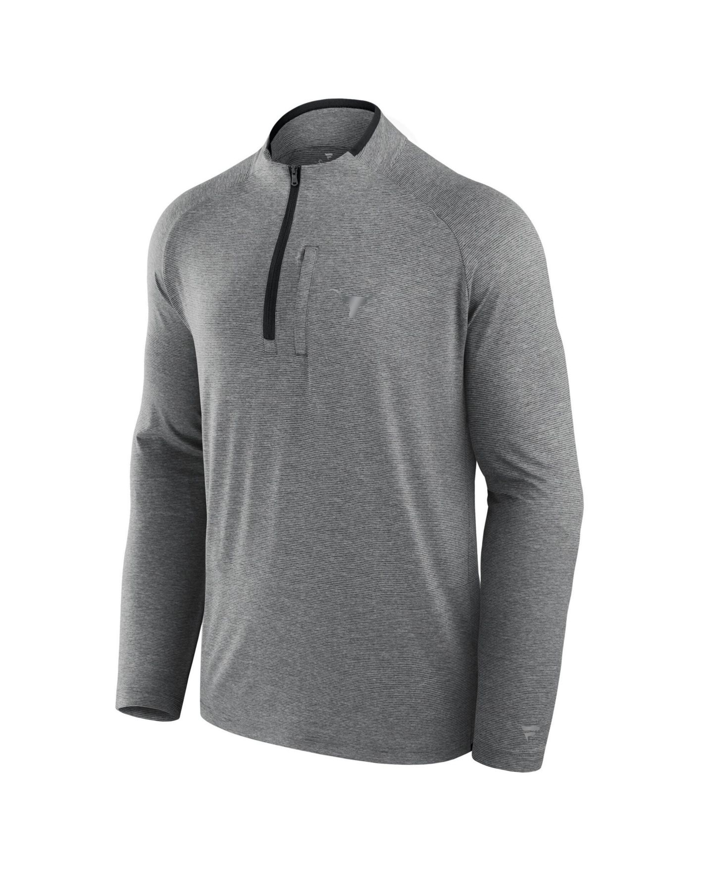Мужская куртка Fanatics Black Texas Longhorns Mock Neck Half-Zip Pullover — фото 2