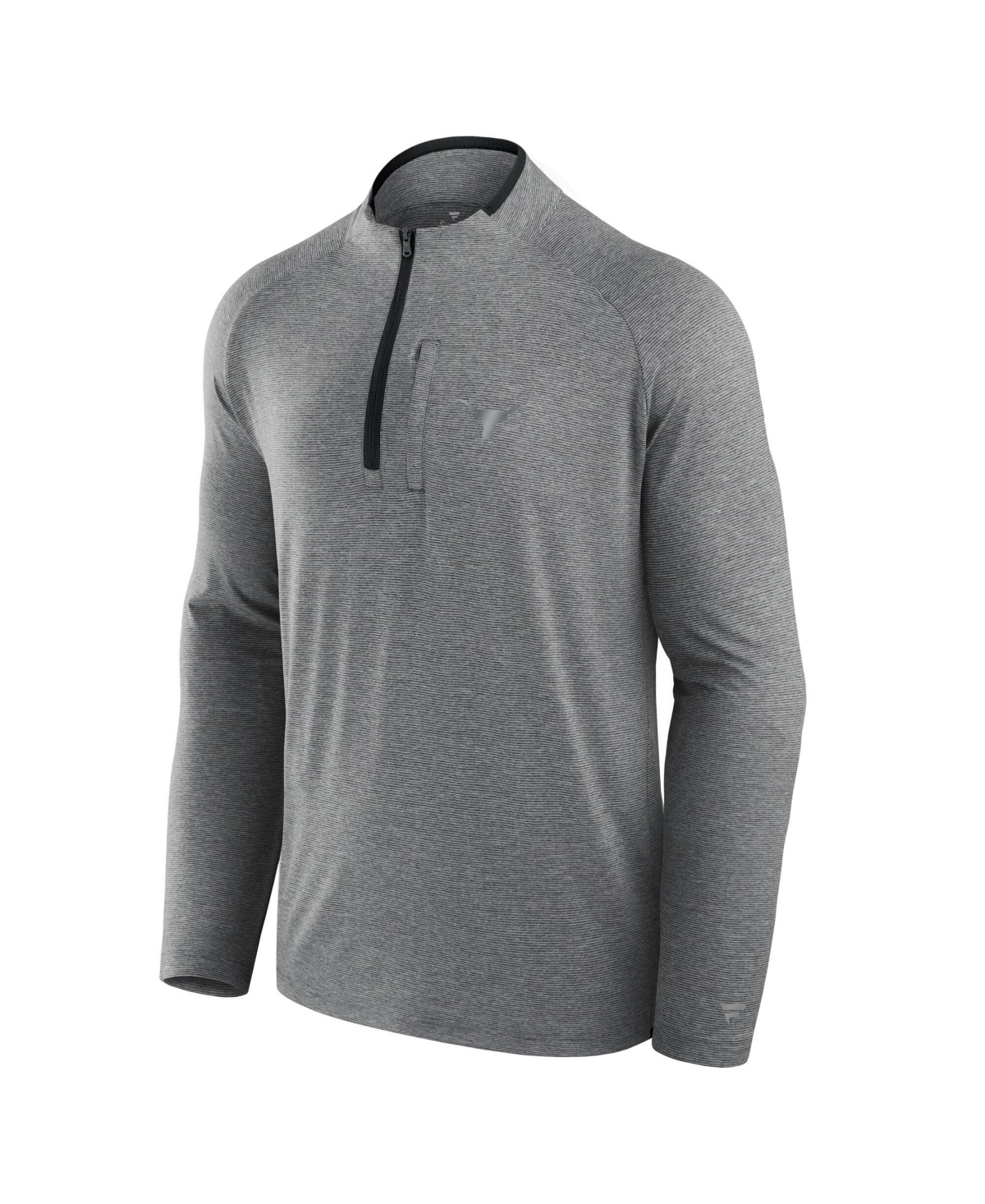 Fanatics Men's Black Texas Longhorns Mock Neck Half-Zip Pullover Jacket