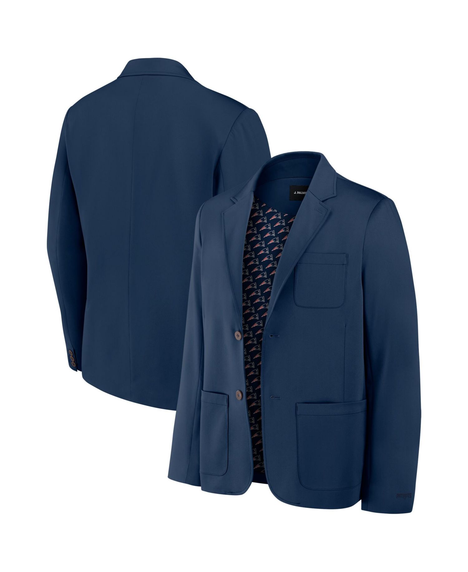 Men's Navy New England Patriots Man-In-Motion Blazer