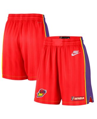 Men's and Women's Red Phoenix Mercury WNBA On Court Victory Court Origins Edition Shorts