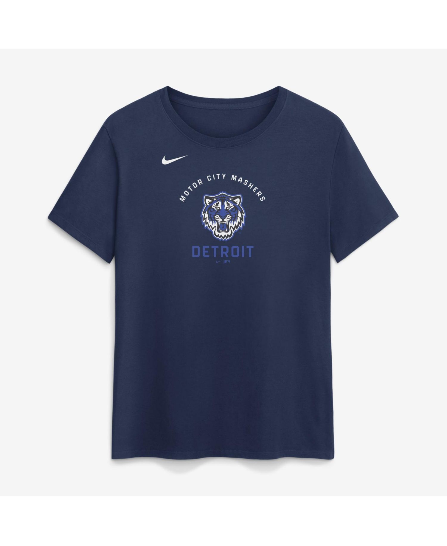 Women's Navy Detroit Tigers City Connect Arch T-Shirt