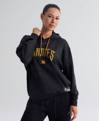 Women's Black Pittsburgh Pirates Authentic Collection City Connect Therma Hoodie